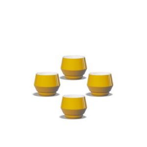 Maniko Tasse Espresso 70ml Gelb 4er Set
