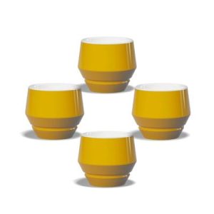 Maniko Tasse Cappuccino 205ml Gelb 4er Set