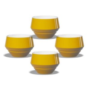 Maniko Tasse Latte 300ml Gelb 4er Set