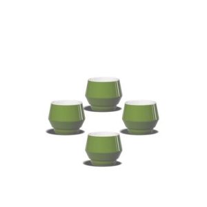 Maniko Tasse Espresso 70ml Grün 4er Set