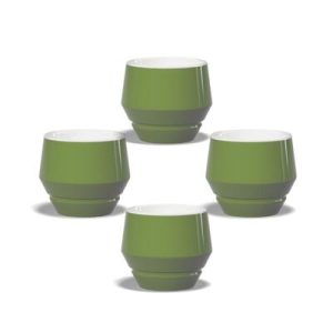 Maniko Tasse Cappuccino 205ml Grün 4er Set
