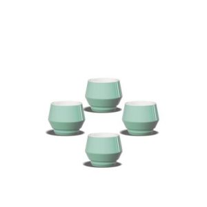 Maniko Tasse Espresso 70ml Türkis 4er Set