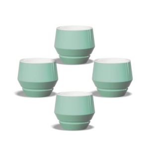 Maniko Tasse Cappuccino 205ml Türkis 4er Set