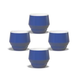 Maniko Tasse Cappuccino 205ml Blau 4er Set