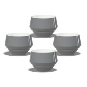 Maniko Tasse Latte 300ml Grau 4er Set