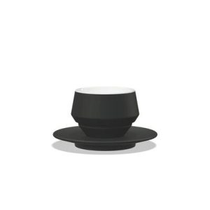 Maniko Tasse Latte 300ml Schwarz matt