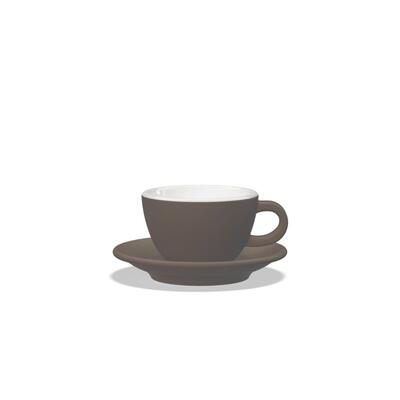 Tulipano Tasse Cappuccino 210ml Braun matt
