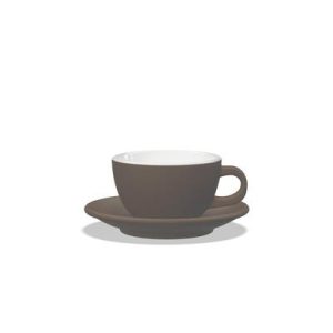 Tulipano Tasse Latte 300ml Braun matt