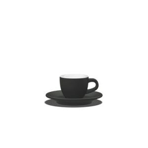 Tulipano Tasse Espresso 70ml Schwarz matt