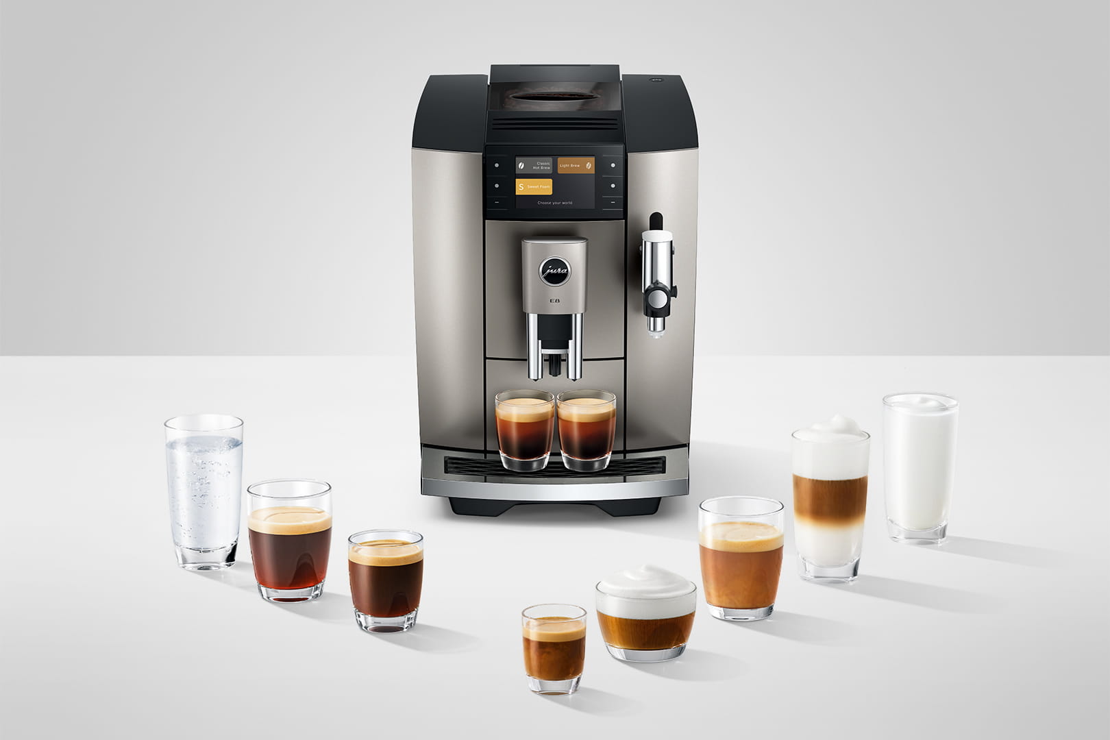 Jura E8 Midnight Silver (SD)