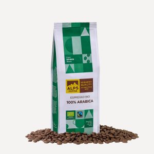 Alps Coffee Espresso Bio 100% Arabica Bohnen 500g