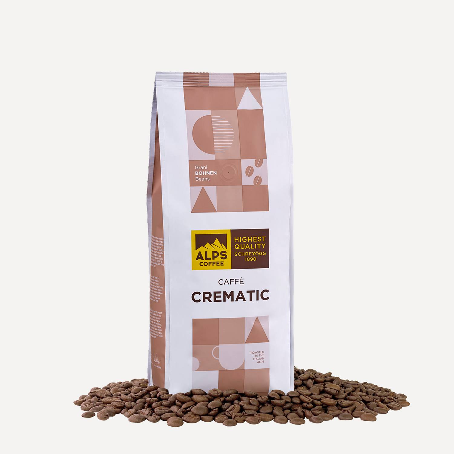 Alps Coffee Caffè Crematic Bohnen 500g