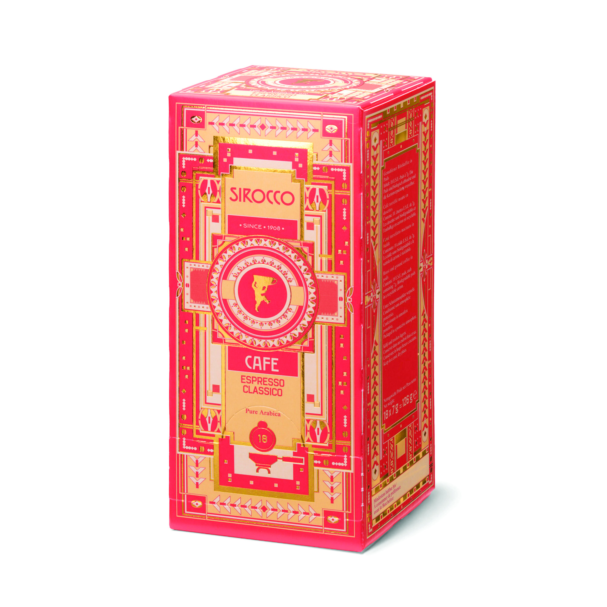 Sirocco Portionen Espresso 18er NEU