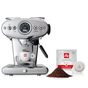 Illy Maschine X1 Anniversary E.S.E. & Ground chrom